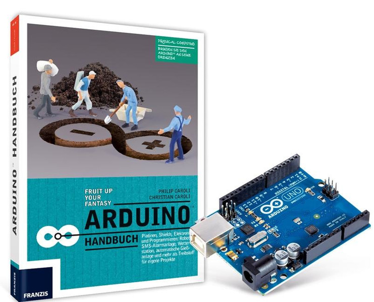 Franzis Verlag Arduino Handbuch & Arduino UNO-Platine