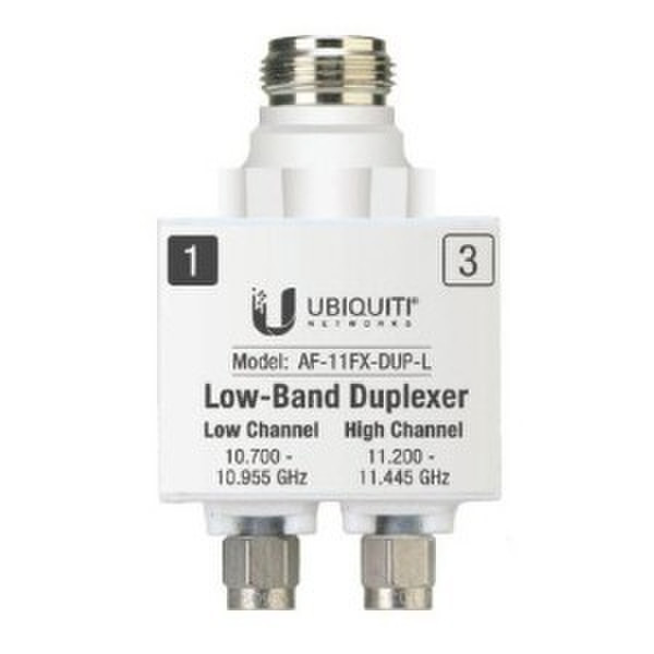 Ubiquiti Networks AF-11FX-DUP-L 1pc(s) Silver,White fiber optic adapter