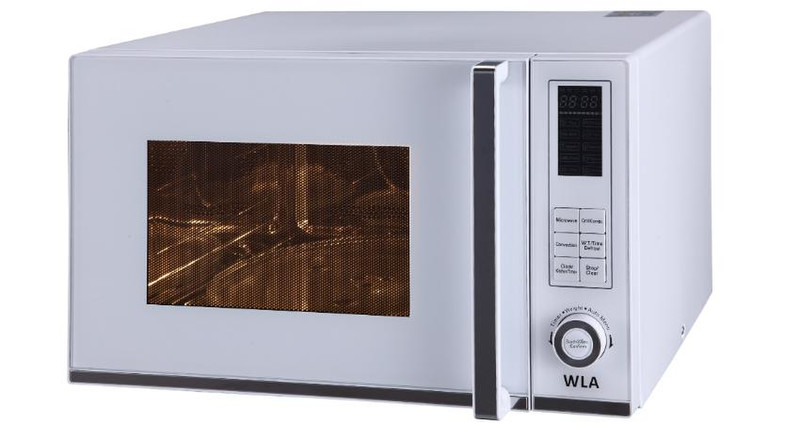 WLA MC2814W Kombi-Mikrowelle Arbeitsfläche 28l 900W Weiß Mikrowelle