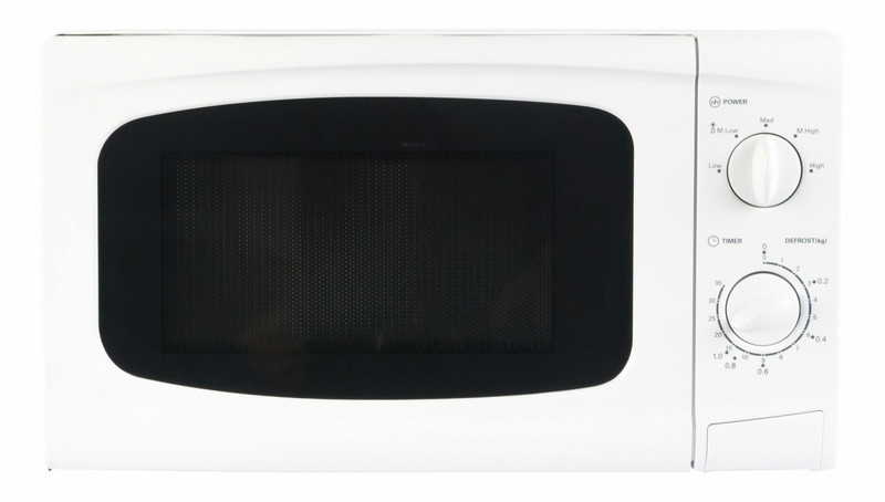WLA MS720W Настольный Обычная (соло) микроволновая печь 20л 700Вт Белый микроволновая печь