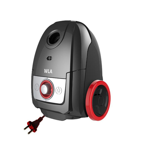 WLA VBA0720H Cylinder vacuum 2L 700W A Black,Grey,Red vacuum