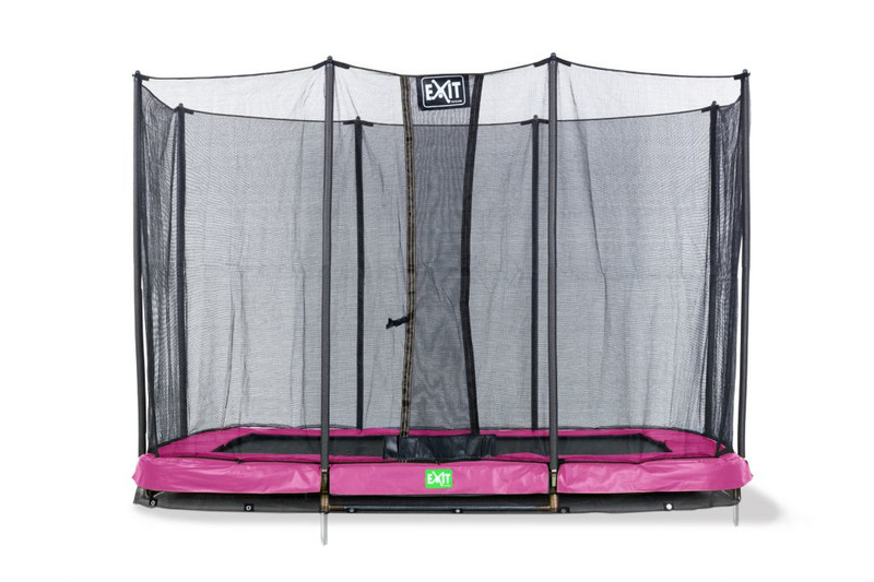EXIT Twist Ground + Safetynet Вне помещения Прямоугольный Coil spring Sunken trampoline