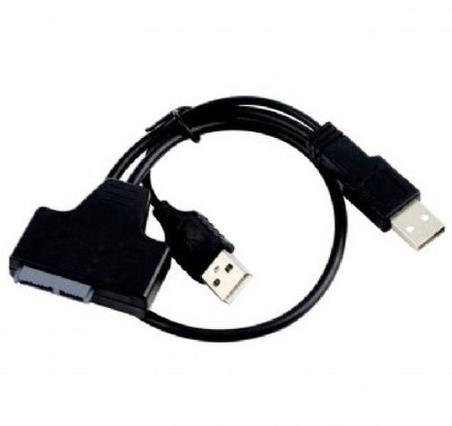Gembird A-USATA-01 USB SATA 13-pin Schwarz Kabelschnittstellen-/adapter