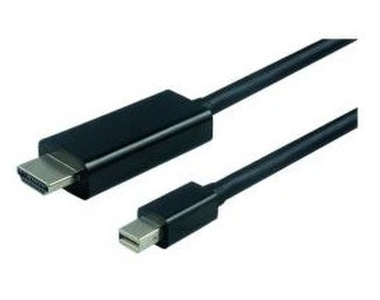 Nilox NX090209106 2m Mini DisplayPort HDMI Schwarz Videokabel-Adapter