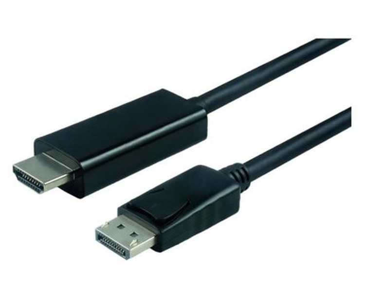 Nilox NX090208107 3m DisplayPort HDMI Black video cable adapter