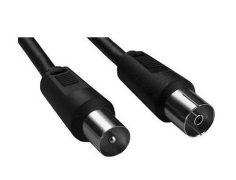 Nilox NX090701102 2m IEC 169-2 IEC 169-2 Black coaxial cable