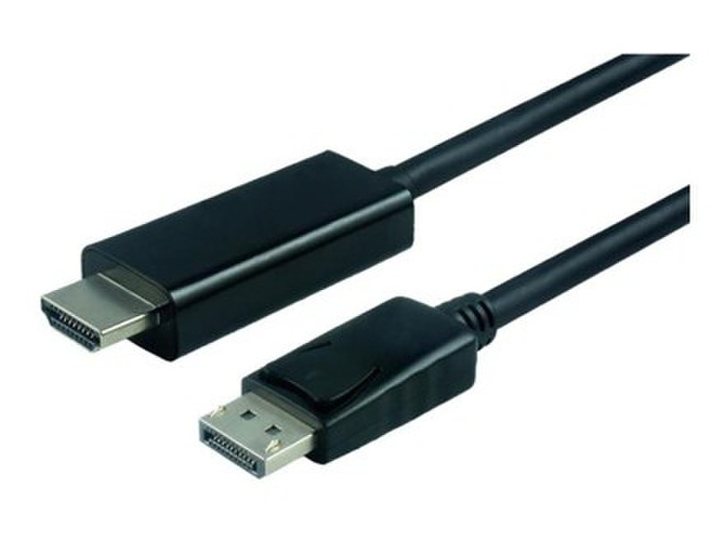 Nilox NX090208105 1m DisplayPort HDMI Black video cable adapter