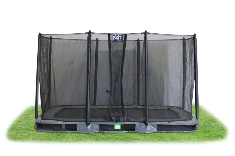 EXIT InTerra Rectangular 214x366 (7x12 Ft) Grey + Contour Safetynet 214x366 (7x12ft)