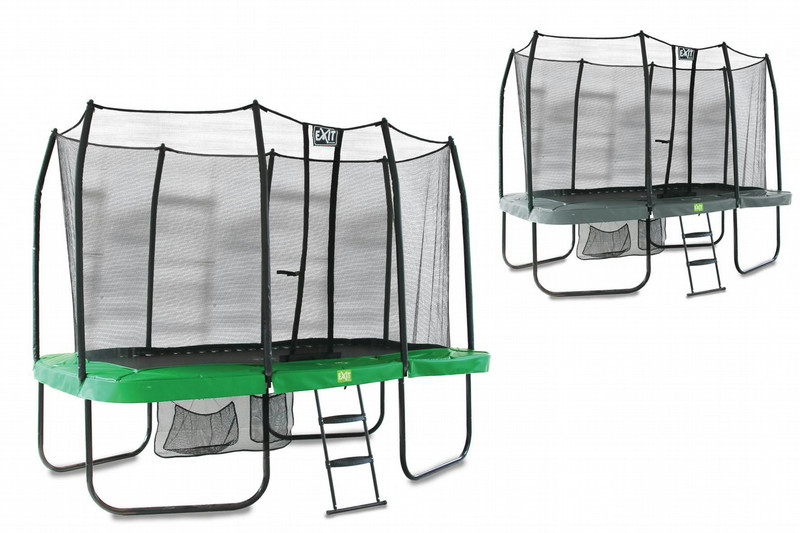 EXIT JumpArenA Rectangular All-in 1 244x427 (8x14 Ft) Green/Grey