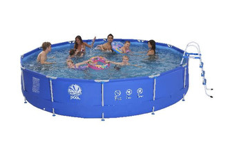 JILONG AQ016026NDV02 Framed pool Round 4565L Blue above ground pool
