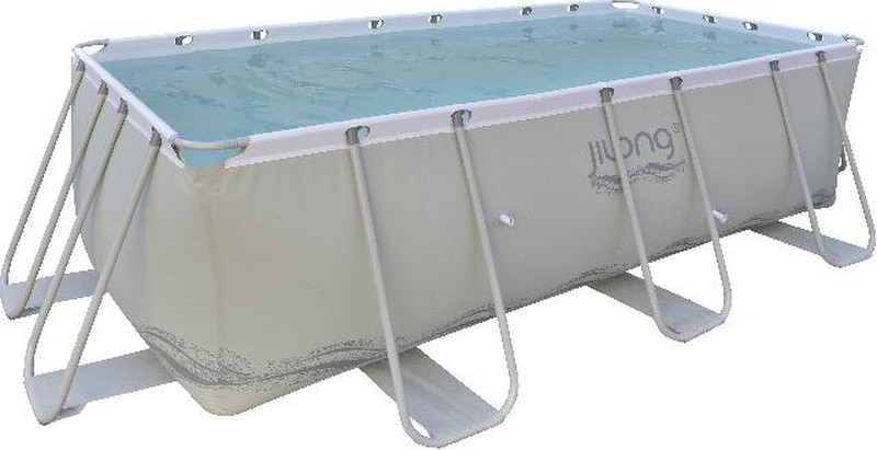JILONG JL017451N Frame Rectangular 7884L Grey above ground pool