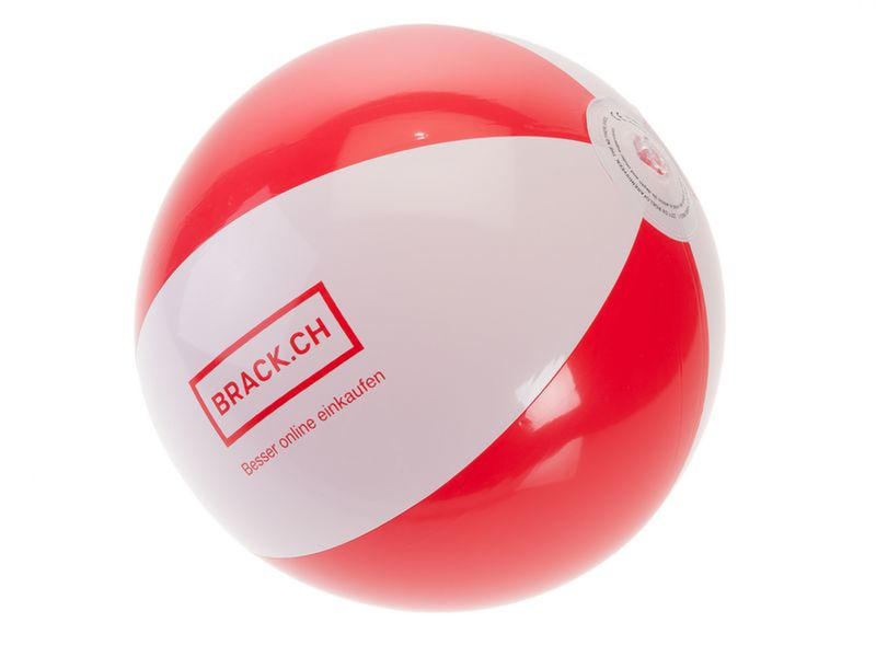 BRACK.CH PF/10039600 ПВХ Красный пляжный мяч
