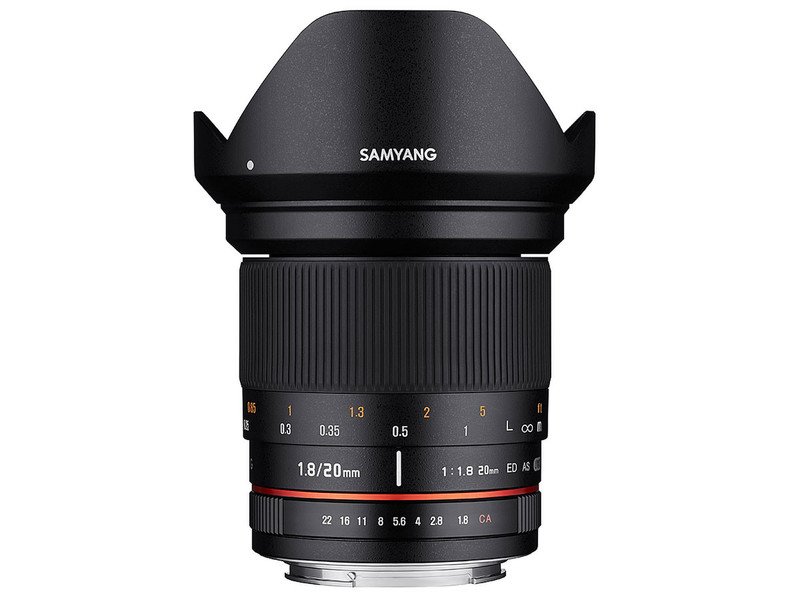 Samyang 20mm F1.8 ED AS UMC SLR Wide lens