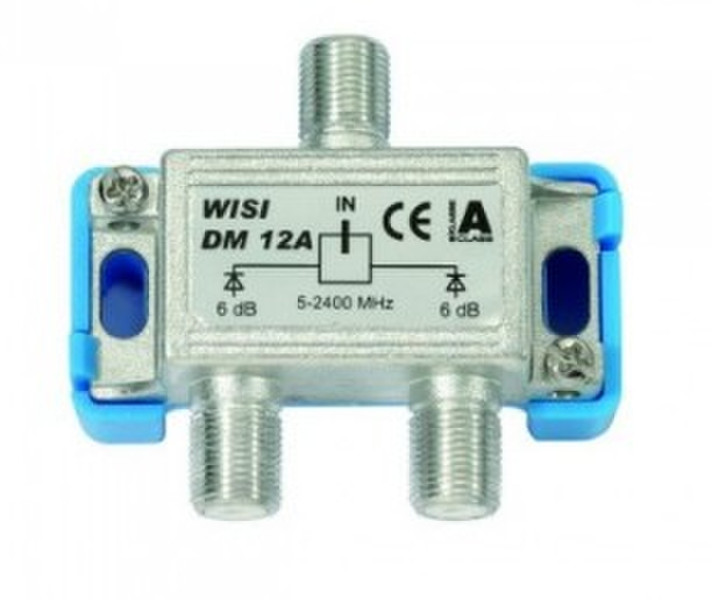 Wisi DM 12 A Cable splitter Silber