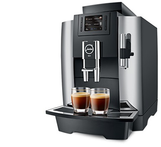 Jura WE8 Отдельностоящий Автоматическая Espresso machine 3л Черный, Хром