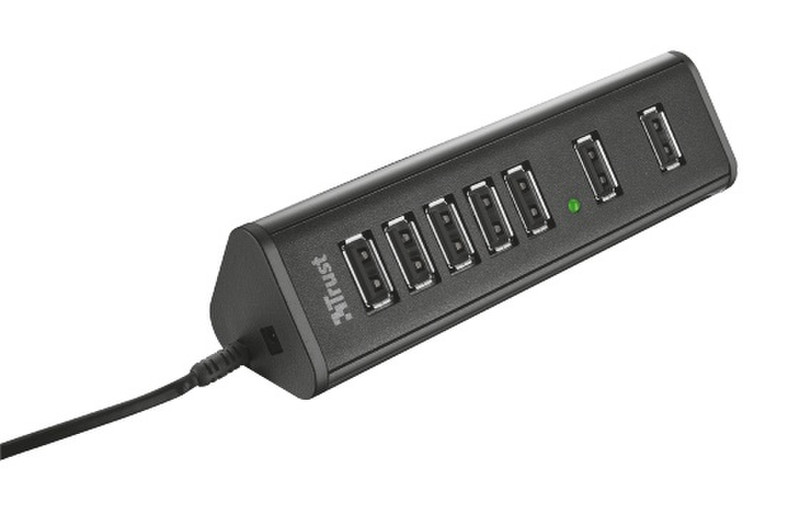 Trust UHU-207 USB 2.0 480Mbit/s Black