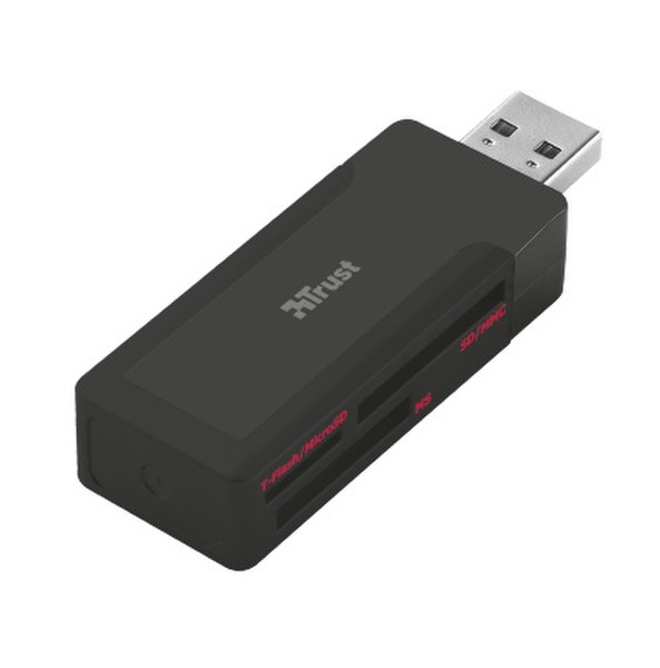 Trust MRC-110 USB 2.0 Черный устройство для чтения карт флэш-памяти
