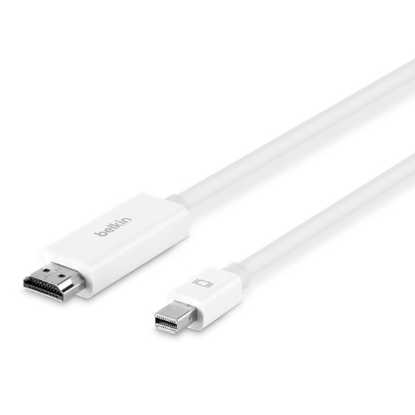 Belkin F2CD077YW4M-APL 4m Mini DisplayPort HDMI White