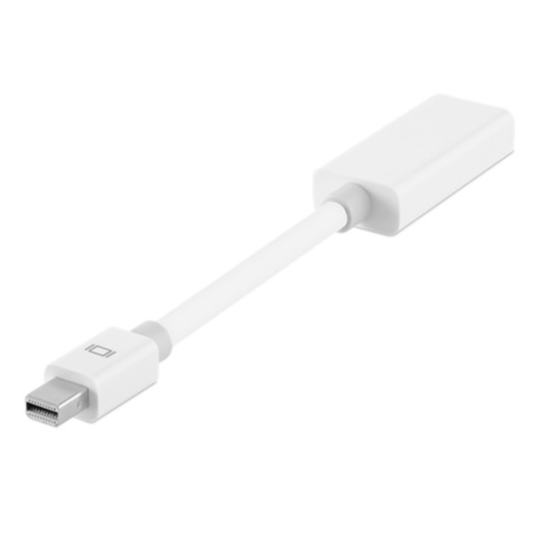 Belkin F2CD078YWAPL 0.2m Mini DisplayPort HDMI Weiß Videokabel-Adapter