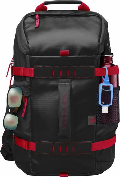 HP 15.6 in Odyssey Red/Black Backpack