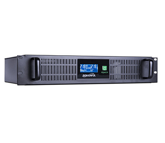 Powerful PLR-1500 3AC outlet(s) Rackmount Black uninterruptible power supply (UPS)