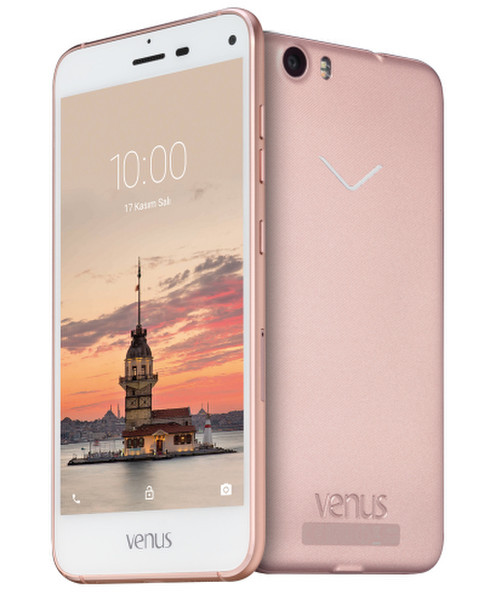 Vestel Venus V3 5070 4G 32ГБ Розовый, Белый