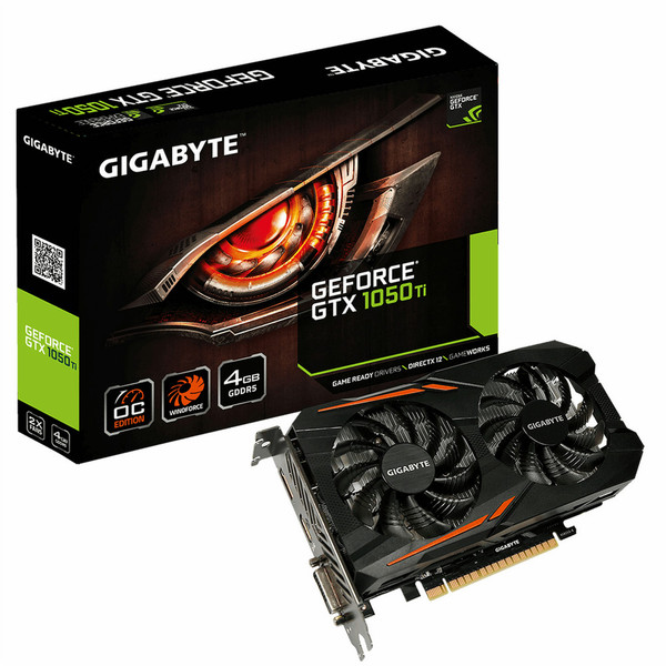 Gigabyte GeForce GTX 1050 Ti OC GeForce GTX 1050 Ti 4ГБ GDDR5