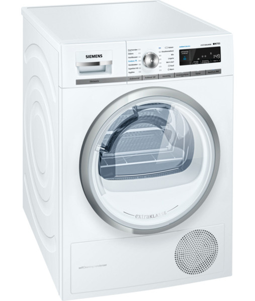 Siemens WT47O5C2NL Freestanding Front-load 8kg A++ White tumble dryer