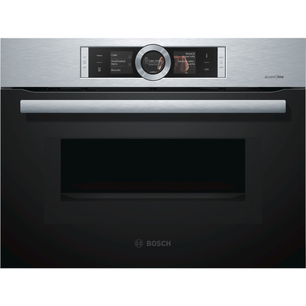 Bosch Serie 8 CMG856RS1 Electric oven 45l 1000W Schwarz, Edelstahl Backofen