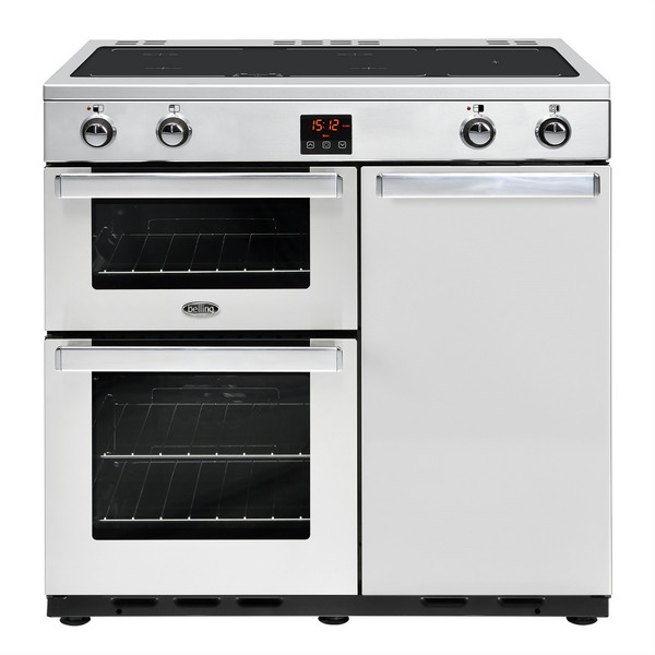 Belling Gourmet 90Ei Range cooker Induction hob A Stainless steel