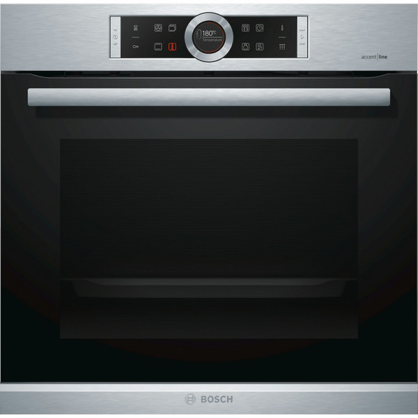 Bosch Serie 8 HBG8755S1 Electric oven 71l A Schwarz, Edelstahl Backofen