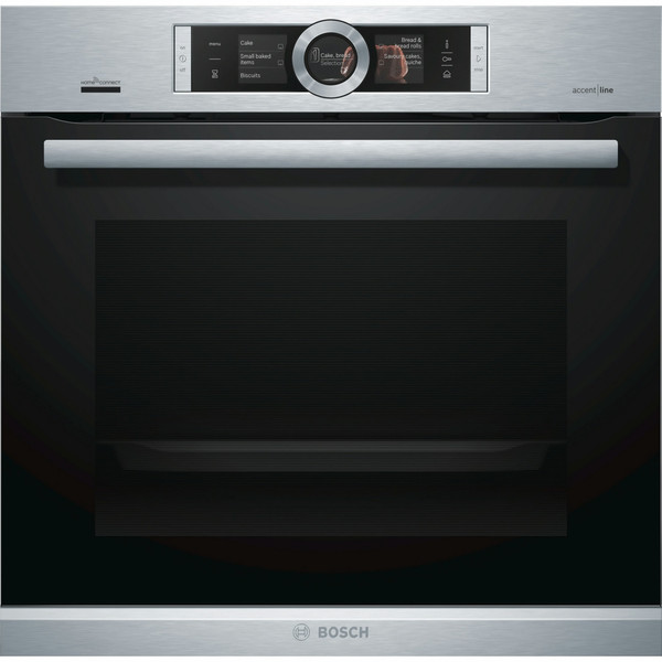 Bosch Serie 8 HSG856XS6 Electric oven 71l A+ Schwarz, Edelstahl Backofen