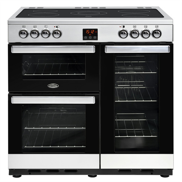 Belling Cookcentre 90E Freestanding Ceramic hob A Stainless steel