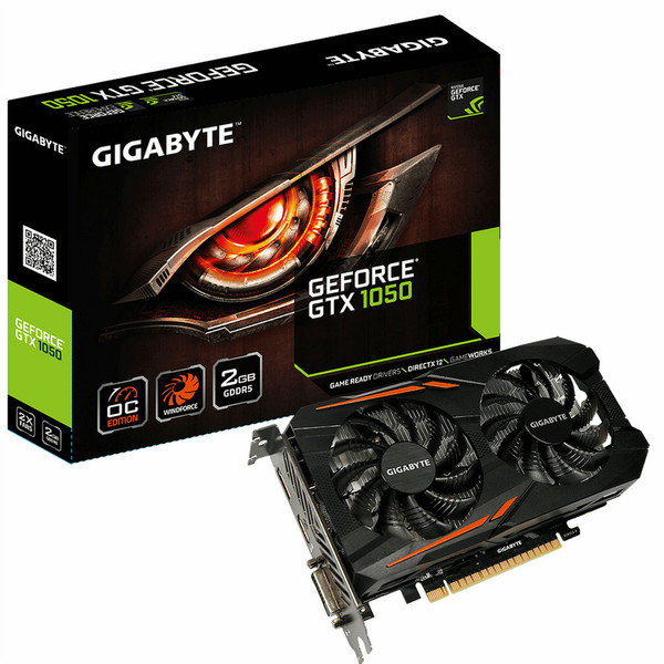 Gigabyte GeForce GTX 1050 OC GeForce GTX 1050 2GB GDDR5
