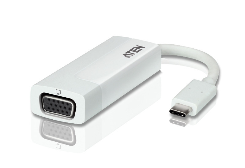 Aten UC3002 USB-C VGA Weiß Kabelschnittstellen-/adapter