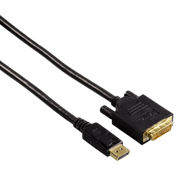 Hama 00054593 1.8m DisplayPort DVI Schwarz Videokabel-Adapter