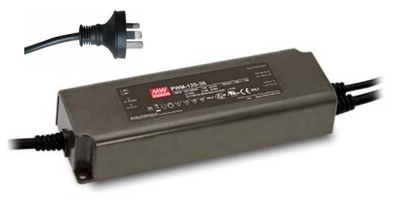 MEAN WELL PWM-120-48 Universal 120W Black power adapter/inverter
