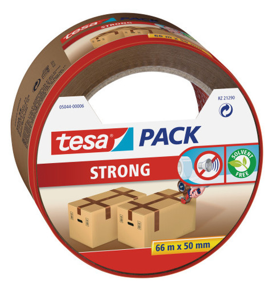 TESA Tesapack Strong 66м Коричневый 1шт канцелярская/офисная лента