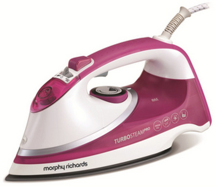 Morphy Richards 303110 Dry & Steam iron 2400W Pink,White iron