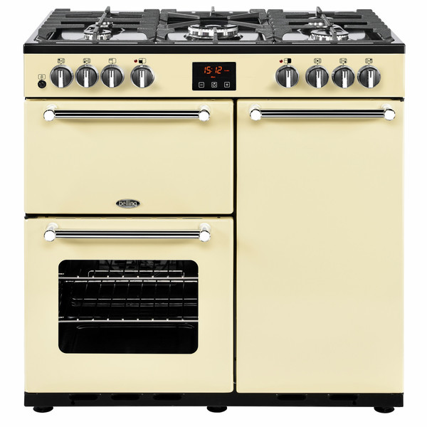 Belling Kensington 90DFT Range cooker Gas hob A Cremefarben