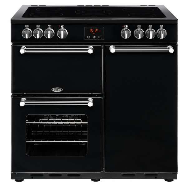 Belling Kensington 90E Freestanding Ceramic hob A Black