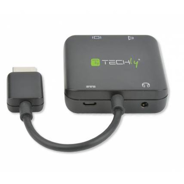 Techly Extractor HDMI Audio Stereo/Audio 5.1 Channel 4K 3D IDATA HDMI-VGA8