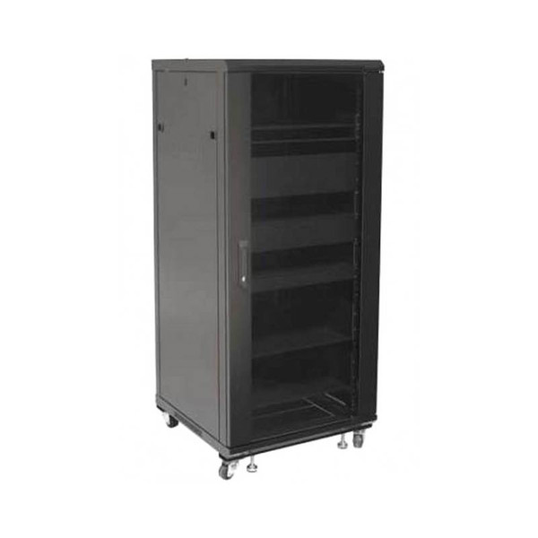 Techly Audio Video Rack Cabinet 19" 27U 600x600 Black I-CASE AV-2127BKTY