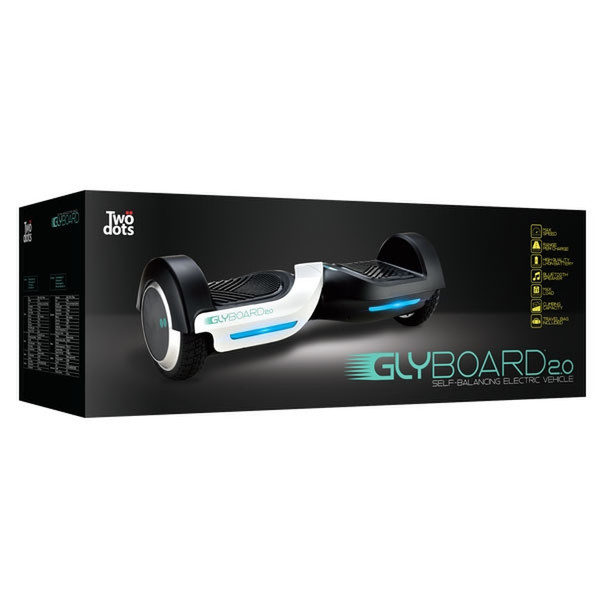 Twodots GLYBOARD 2.0 10km/h Black,White self-balancing scooter