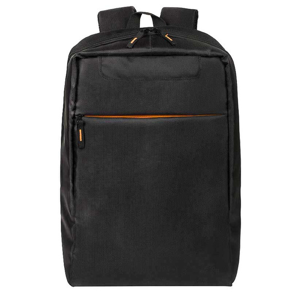 Rivacase Regent Polyester Schwarz/Orange Rucksack