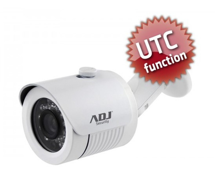 Adj 700-00075 IP В помещении и на открытом воздухе Пуля Белый камера видеонаблюдения