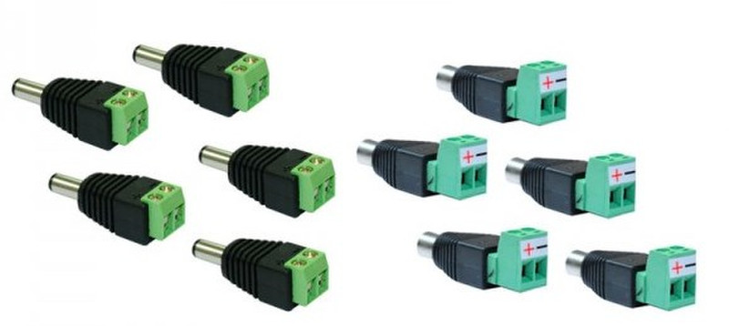 Adj 710-00051 10 DC Black,Green wire connector