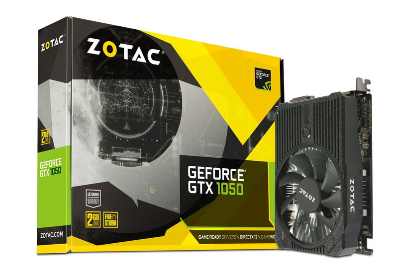 Zotac GeForce GTX 1050 Mini GeForce GTX 1050 2ГБ GDDR5 видеокарта