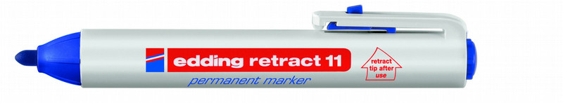 Edding Retract 11 Permanent Marker Blue (10) перманентная маркер