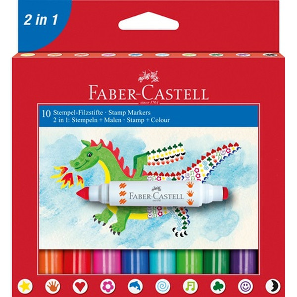 Faber-Castell 155170 Мульти 10шт капиллярная ручка